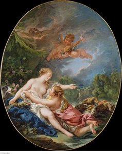 Júpiter e Calisto de François Boucher