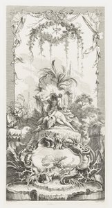 Léda in Novos conceitos para ecrãs [Morceaux pour des paravents] de François Boucher