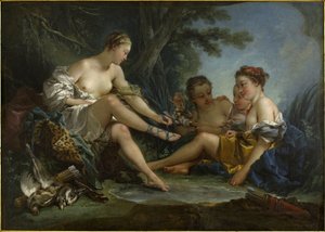 Le Repos des nymphes au retour de la chasse, também conhecido como Le Retour de chasse de Diane de François Boucher