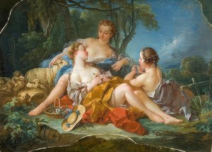 As Confidências Pastorais. Um 1745 de François Boucher