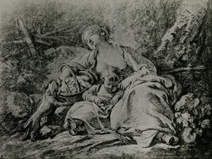 No caminho para o mercado de François Boucher
