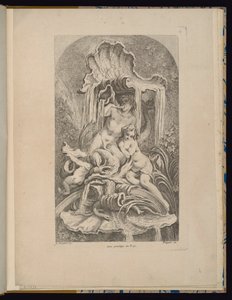 Placa 2, Receuil de Fontaines (Coleção de Fontes) de François Boucher
