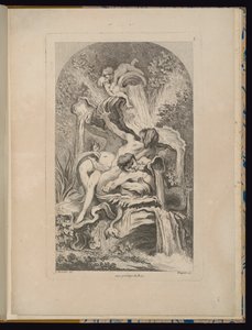 Placa 5, Receuil de Fontaines (Coleção de Fontes) de François Boucher