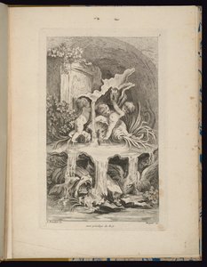 Placa 7, Receuil de Fontaines (Coleção de Fontes) de François Boucher