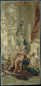 A entrada de Psique no Palácio de Cupido da História de Psique de François Boucher
