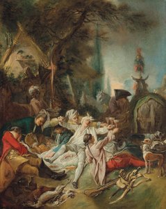 Descansa na caçada. de François Boucher
