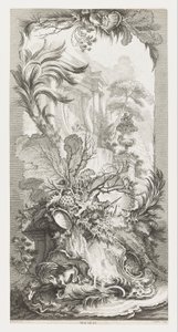 Rocaille [Design Rococó], in Nouveaux Morceaux pour des Paravents [Novos Conceitos para os Ecrãs]. de François Boucher
