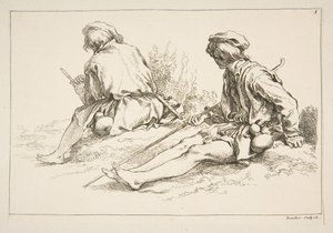 Folha de esboços, 1753. de François Boucher