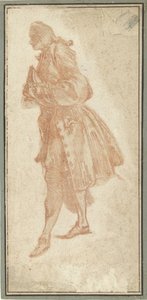 Estudo para Philinte Desenho para a ilustração de Le Misanthrope