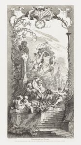 Triunfo de Priapus em novas peças para telas (novos conceitos para Sc de François Boucher