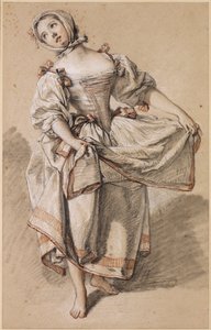 Jovem country dançando de François Boucher