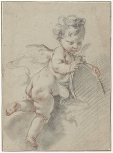 Posto flutuante com um espelho de sanita de François Boucher