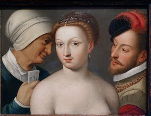 Francês:  Billet doux A Carta de Amor de François Clouet