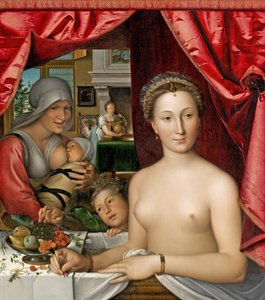Francês:  Dame au bain Uma Senhora no seu Banho
Diane de Poitiers de François Clouet