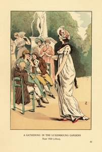 Um Encontro nos Jardins do Luxemburgo, Ano VIII de François Courboin