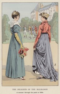 The Delights of the Malmaison, um passeio pelo parque em 1804 de François Courboin