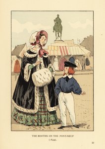 As cabines na Pont Neuf, Paris de François Courboin