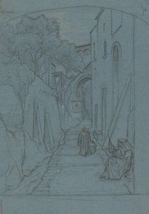 Veja uma rua em Sorrento [verso]