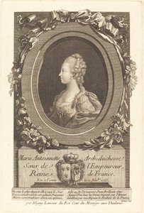 Maria Antonieta de François Hubert after Honore Thomas Bligny