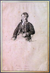 Jean-François Lesueur (1760-1837) 1828 (carvão sobre papel) de François Joseph Heim