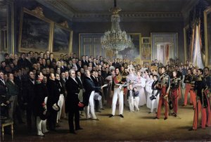 A Câmara dos Deputados no Palais Royal Convocando o Duque de Orleans, 7 de agosto de 1830