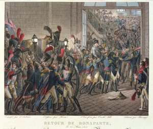 O retorno de Napoleão I (1769-1821) às Tuileries, 20 de março de 1815