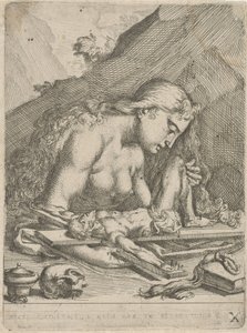 H. Maria Madalena como uma pecadora penitente de François Joseph Lonsing