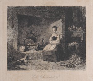 The Cottage La Chaumière, 1800-50., 1800-50. de François Jules Collignon