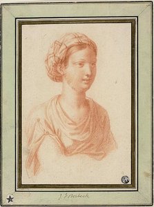 Busto de mulher com turbante de François Le Moyne