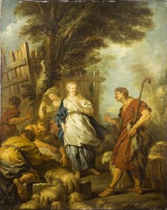 Jacob Encontrando Rachel no Poço, ca 1720.