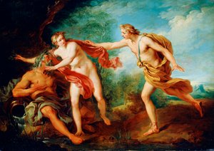 Apolo e Daphne, século XVIII