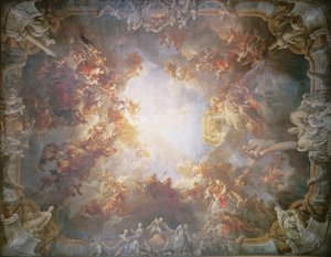 A Apoteose de Hércules, do teto do Salão de Hércules, 1733-6