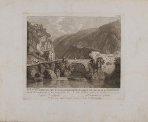 Vista de parte do Convento de S. Cosimato (nº III) de François Morel