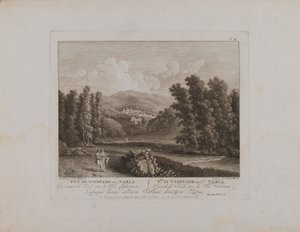 Vista de Vicovaro Anc. Varia (no. 1) de François Morel