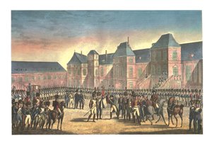 Partida de Napoleão de Fontainebleau, 20 de abril de 1814, c1850