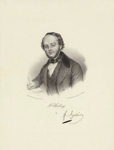 Pessoa retratada:  Jacques Fromental Halévy de Francois Seraphin Delpech