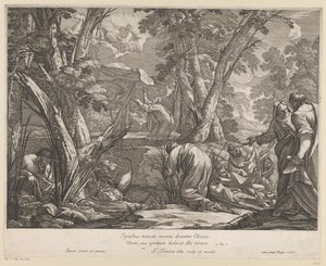 Elias na carruagem de fogo de François Tortebat