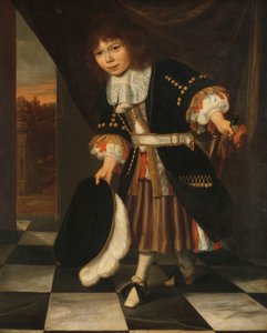 Retrato de um Rapaz, chamado O Jovem Filho do Almirante van Nes (O Filho do Almirante) de François Verwilt
