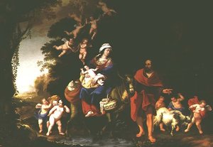 A fuga para o Egito de François Verwilt