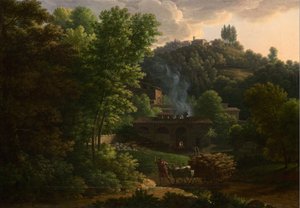 Paisagem italiana de Francois Xavier Fabre