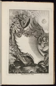 Cártula com Cornucópia e Sol, Livre de Cártulas Irréguliers (Livro das Cártulas Irregulares)