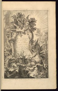 Design para Cartela de François de Cuvilliés the Elder