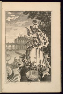 Design para fonte com âncora de François de Cuvilliés the Elder