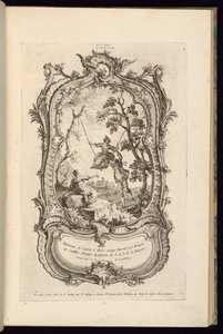 Design para um Cartouche com Compartimentos Grandes e Pequenos de François de Cuvilliés the Elder