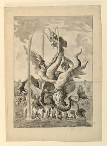 Projeto para o Grand Trianon em Versalhes de François de Cuvilliés the Elder