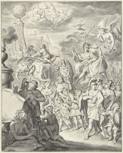 Triunfo alegórico de um príncipe ou general de François van Bleyswijck