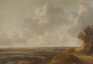 Paisagem Panorâmica Panorama na zona rural ao redor de Kleve de François van Knibbergen