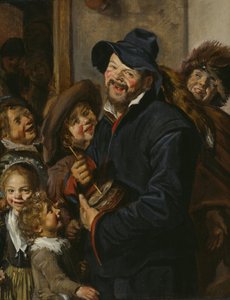 O jogador de panelas de Rommel, c.1630 (óleo sobre painel) de Frans (Follower of) Hals