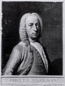 Retrato de Pieter Merkman Jr. de Frans Decker