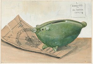Livro do mealheiro e da caixa de poupança de Frans Everbag
